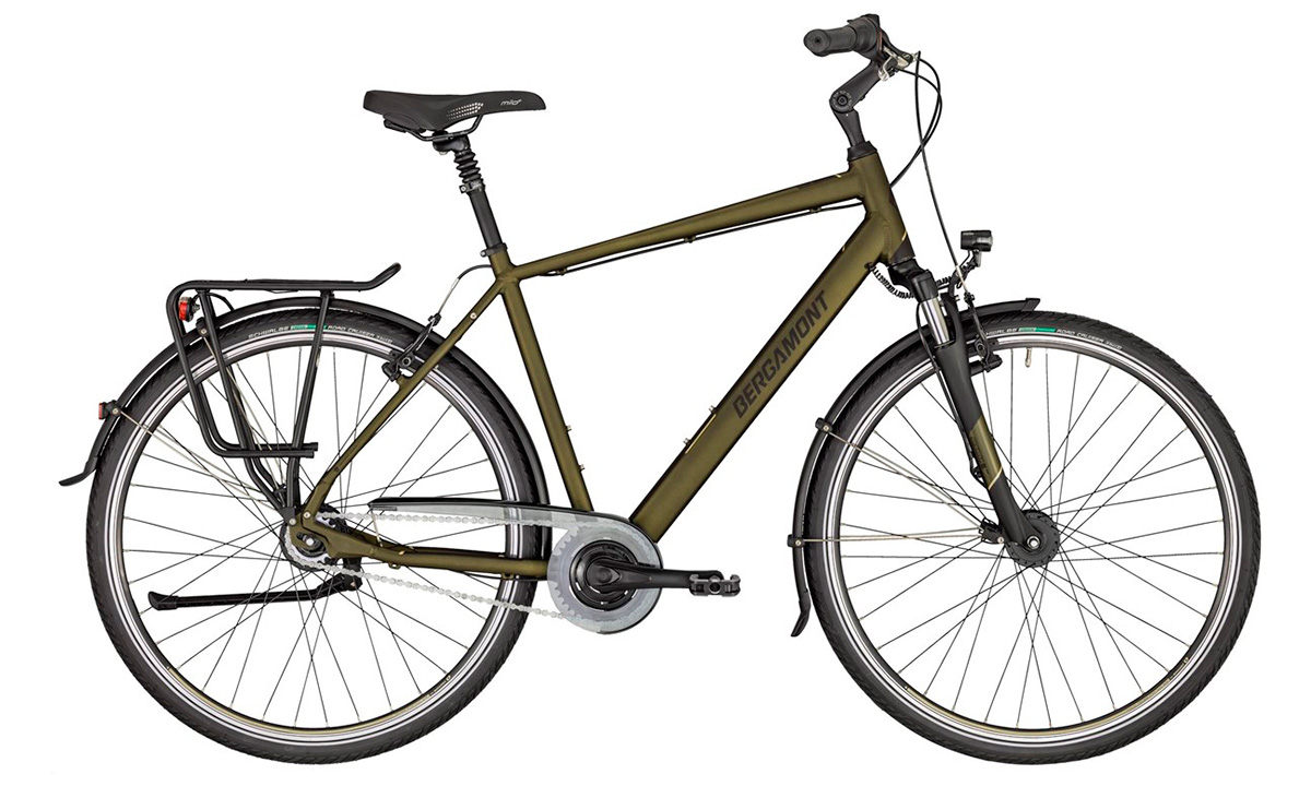 Фотография Велосипед 28" BERGAMONT HORIZON N8 FH GENT (2020) 2020 Серо-зеленый